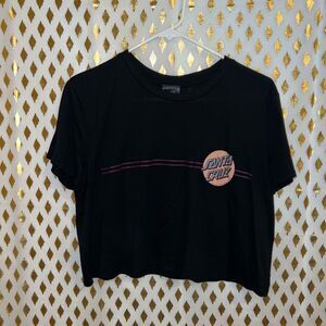 Santa Cruz beach Boardwalk crop top size M